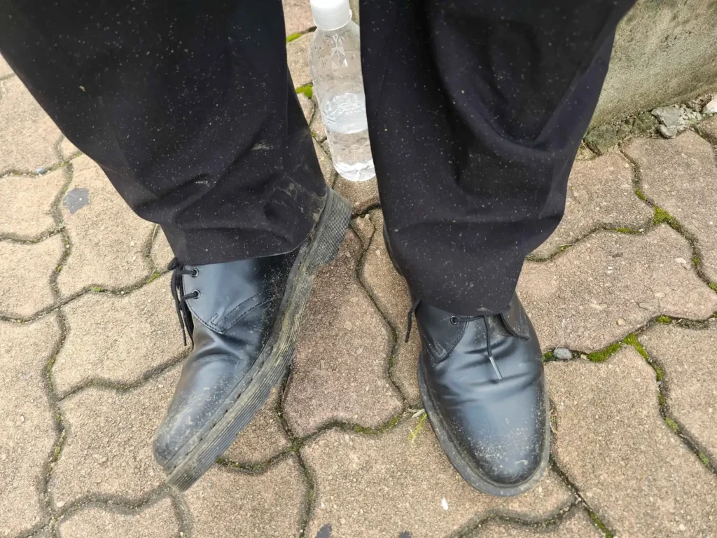 히든가든 야외웨딩 알바 신발