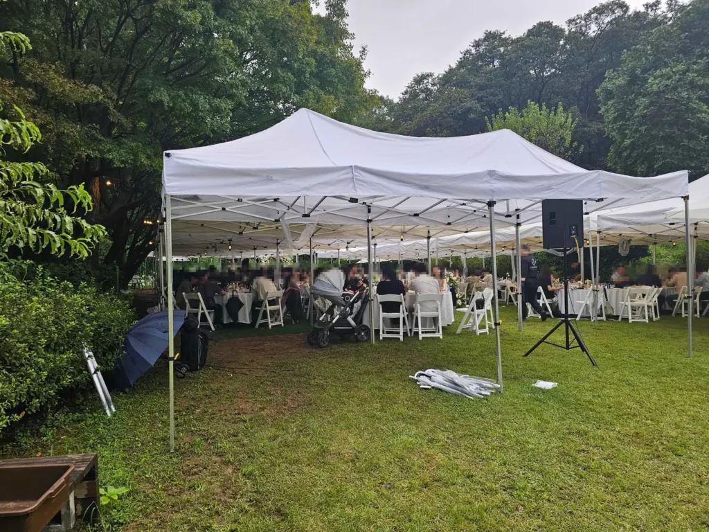 히든가든 야외웨딩 알바 잡다한 업무