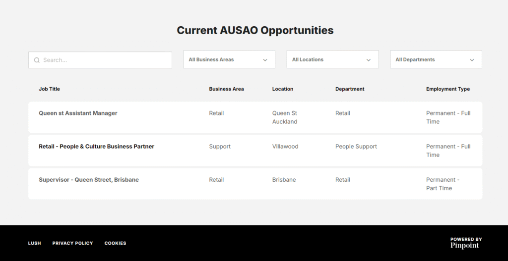 호주 러쉬(Lush) 시드니 공장 지원방법 - 인터뷰 질문 및 합격 까지1