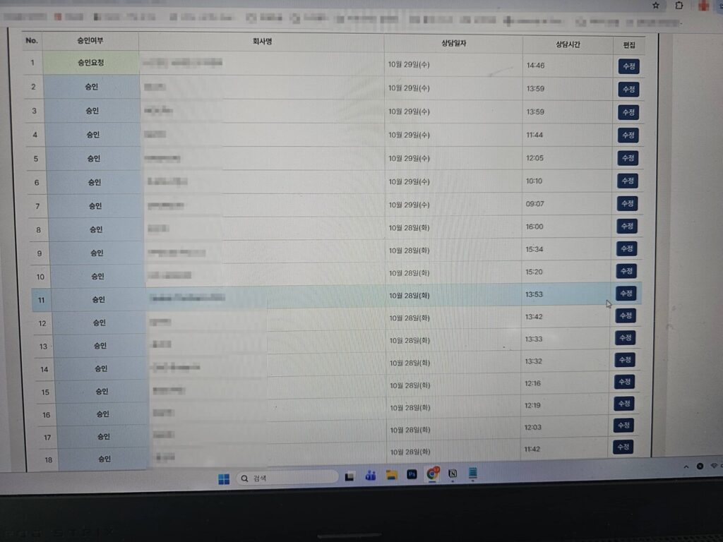 인천 송도 컨벤시아 수출상담 기록요원 알바 후기 - 세계한인경제인대회 승인
